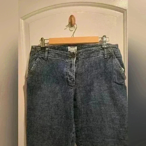 P7007 loft stretch medium wash straight leg jeans size 8 - Picture 3 of 8